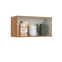 Ver imagem 4 de Armário de Cozinha Aéreo Modulado 100% MDF 1 Porta Basculante 80cm Princess Yescasa Freijó/Verde Sálvia