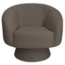 Ver imagem 6 de Poltrona Decorativa Liz Base Fixa Bouclé Marrom - Nexta Casa