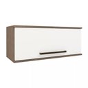 Ver imagem 1 de Armário Aéreo de Geladeira 0,80m Evolution Tannah Branco - Batrol