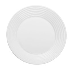 Prato Fundo de Vidro Temperado Harena Branco 23cm - 2