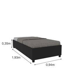 Cama Solteiro Mônaco Tcil Móveis - 3