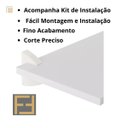 Ver imagem 4 de Prateleira de Parede em Madeira Flutuante para Livros Sala