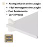 Prateleira de Parede em Madeira Flutuante para Livros Sala - 4