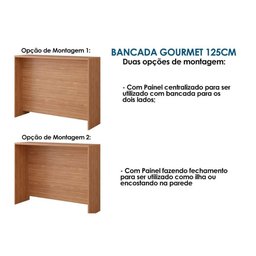 Módulo Cozinha Mgm Divina Gourmet 125 Cm Cinamomo-mgm - 2