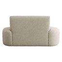 Ver imagem 6 de Sofá 2 Lugares Orgânico Curvo Sala de Estar Living 153 x 80 Pequeno com 3 Almofadas Casa Lar
