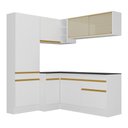 Ver imagem 7 de Armário Cozinha Completa Canto Veneza Mp2089 Multimóveis Branco + Brinde Jogo de Panelas Tramontina
