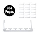 Ver imagem 1 de Suporte Organizador para Cabide 384 peças Compacto Armario Roupas Guarda Roupa Closet Divisoria