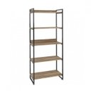 Ver imagem 5 de Kit Industrial 3 Peças 1 Escrivaninha em L 1 Estante e 1 Gaveteiro Kuadra