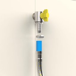 Mangueira Flexível Espigão Blukit para Gás 1/2 1,20m Aço Inox - 2