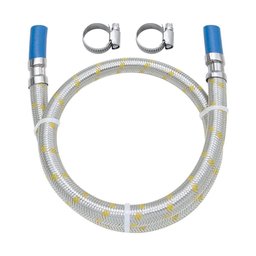 Mangueira Flexível Espigão Blukit para Gás 1/2 1,20m Aço Inox - 1