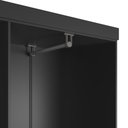 Ver imagem 7 de Armário Multiuso 4 Portas WL16 5 Nichos - Preto Fosco