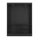 Ver mais imagens de Armário Multiuso 4 Portas WL16 5 Nichos - Preto Fosco
