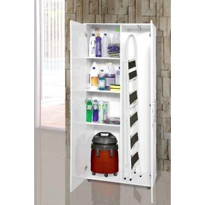 Multiuso Específico Para Lavanderia Com 02 Portas Cor Branco PASSE BEM