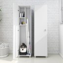 Ver imagem 3 de Armário Lavanderia Multiuso com 1 Porta Multimóveis CR30004 Branco