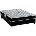 Ver imagem 1 de Cama Box Casal: Colchão Espuma Probel D45/ep Advanced Tech2000 + Base Crc Suede Black(138x188)