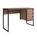 Ver imagem 2 de Escrivaninha Mesa Escritório Industrial 120cm 3 Gavetas