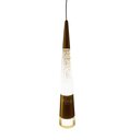 Ver imagem 2 de Pendente Cone Metal Dourado com Acrílico Bolha 32cm Led 10W 3200K Bivolt PARIS LUZ