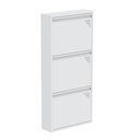 Ver imagem 3 de Sapateira de Aço 50 Cm com 3 Portas Plus com Abertura Simultânea na Cor Branca