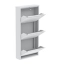 Ver imagem 4 de Sapateira de Aço 50 Cm com 3 Portas Plus com Abertura Simultânea na Cor Branca
