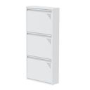 Ver imagem 1 de Sapateira de Aço 50 Cm com 3 Portas Plus com Abertura Simultânea na Cor Branca