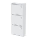 Ver imagem 1 de Sapateira de Aço 50 Cm com 3 Portas Plus com Abertura Simultânea na Cor Branca