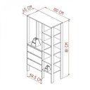 Ver imagem 3 de Módulo para Closet  3 Gavetas 