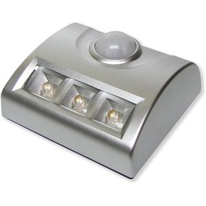 Luminária de 3 LEDs Utrabrilhantes com Acionamento por Sensor de Movimento