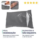 Ver imagem 5 de Kit 4 Capas de Travesseiro Grafite 50x70 Napa Premium Hospitalar Impermeável