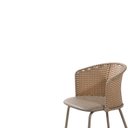 Ver imagem 2 de Kit 2 Cadeira Junco Gourmet Geane em Aço Carbono Moderna