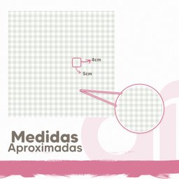 Papel de Parede Adesivo Xadrex Verde Menta Quarto Bebê 3m - 4