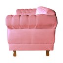 Ver imagem 3 de Sofá Chesterfield Elisabeth 2 Lugares 1.50m Suede Rosa/ Decoração, Salão, Recepção, Sala. de Estar