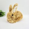 Coelho De Palha Deitado 18x12x22cm Decoração De Páscoa G - 4