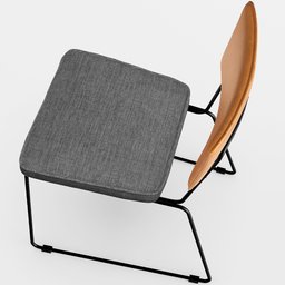 Kit 06 Cadeiras Decorativas Sala Jantar Allana L02 Couríssimo Whisky Linho Cinza Escuro - Lyam - 8