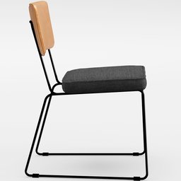 Kit 06 Cadeiras Decorativas Sala Jantar Allana L02 Couríssimo Whisky Linho Cinza Escuro - Lyam - 7