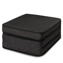 Ver imagem 1 de Puff Multiuso 3 Em 1 Solteiro Espuma Preto - Bf Colchões