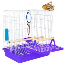 Mini Viveiro para Calopsita Lilás Pet Piu Jel Plast - 2