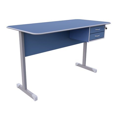 Mesa Escrivaninha para Escritório Economica com 2 Gavetas 1,50 X 0,60