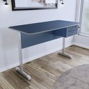Ver imagem 3 de Mesa Escrivaninha para Escritório Economica com 2 Gavetas 1,50 X 0,60