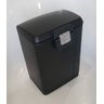 Lixeira inox com pedal retangular Slim Black Matte 12 litros - 7