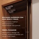 Ver imagem 6 de Guarda-Roupa Casal com Espelho 3 Portas de Correr e 6 Gavetas Multimóveis Crnvh-GRP136 Cinamomo/