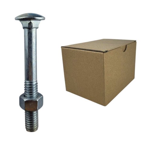 Parafuso Francês Galvanizado com Porca 3/8x3" (caixa com 50 Peças) Stein