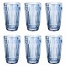 Jogo de Copo Vidro Azul 6 Unidades 355ml A13 Long Drink - 1