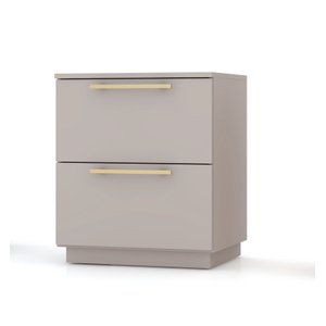 Mesa de Cabeceira com Gavetas Dubai - Vila Rica:fendi