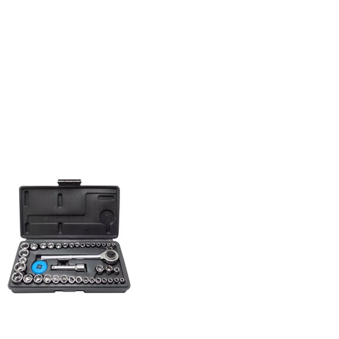 Jogo de Soquete Titanium Sextavado 40pcs 1/4 e 3/8pol 05415