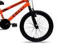Ver imagem 4 de Bicicleta Colli Montadinha Aro 20 Selim Mobik Bagageiro Cor Amarelo Neon Tamanho do Quadro 12 Laranj