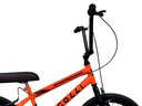 Ver imagem 2 de Bicicleta Colli Montadinha Aro 20 Selim Mobik Bagageiro Cor Amarelo Neon Tamanho do Quadro 12 Laranj