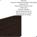 Ver imagem 2 de Calçadeira Baú Sapateira 160cm Ayla Veludo Tampo Reto