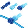 50x Conector Derivação Tipo T Azul 1,5 a 2,5mm Emenda Rápida - 1