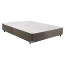Ver imagem 1 de Cama Box Base Casal Velvet Gray (138x188x20) - Herval