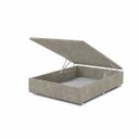 Ver imagem 5 de Base Cama Box Casal com Bau 1,38x1,88 Mts Valentina Vilajo: Suede Crush Cappucino